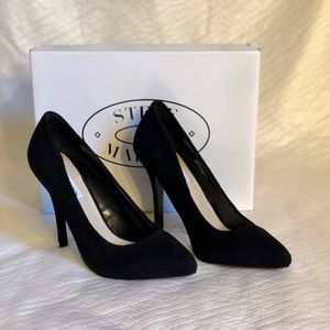 Worn Once Steve Madden Black Suede Heels